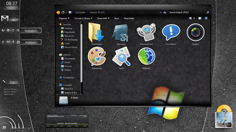 Black Aero Themes For Windows 7