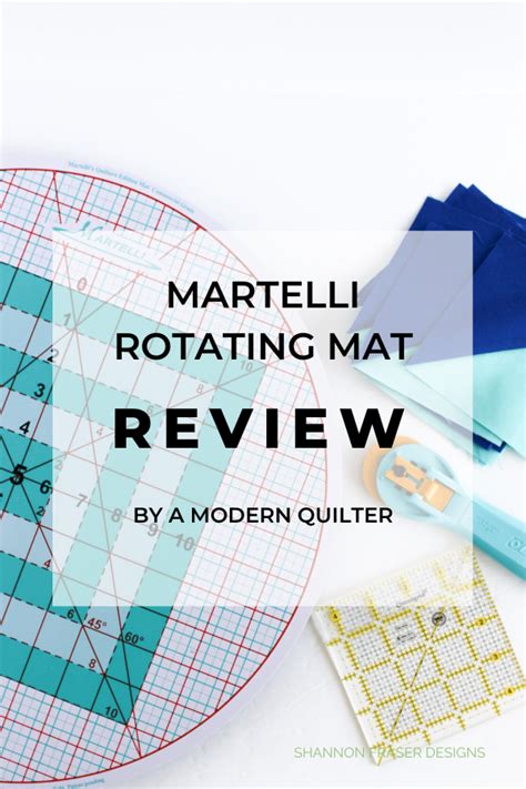 Shannon Fraser Designs: Martelli Round-about Cutting Mat | A Modern Quilter’s Review