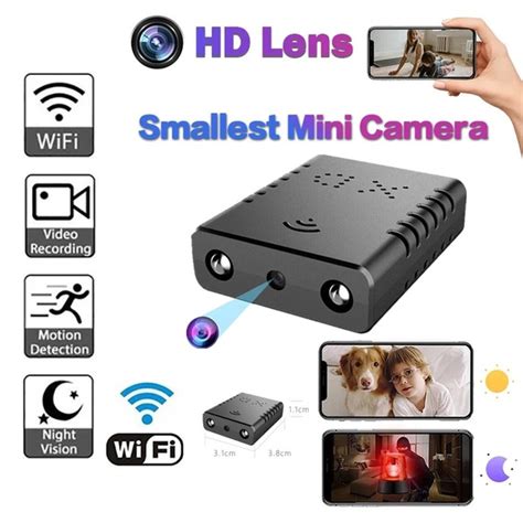smallest hd p wifi xd mini camera night vision micro camera