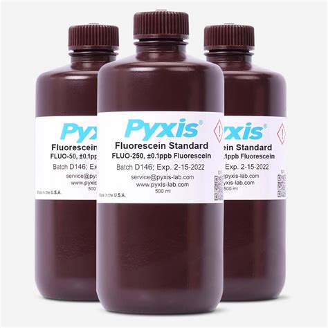 Fluorescein Calibration Solutions Pyxis Lab