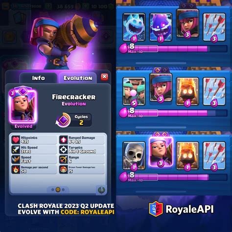 Evolved Firecracker Clash Royale 2023 Q2 Summer Update Blog Royaleapi