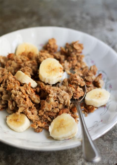 Peanut Butter Banana Baked Oatmeal With Chia Seeds Ambitious Kitchen