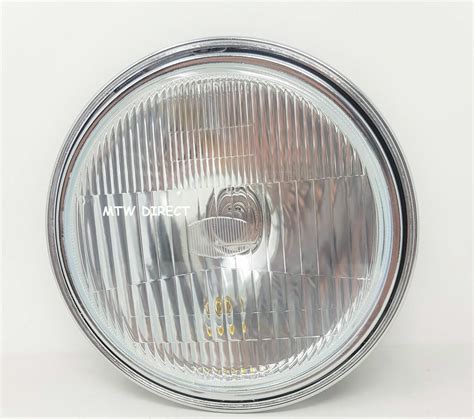 Motorcycle Inch Round Halogen Headlight V W H Ebay