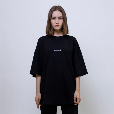 Купить футболку Molotov Basic OVERSIZED Черная в Москве недорого в ...