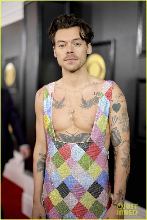 Photo Harry Styles Grammys 2023 Red Carpet 12 Photo 4889508 Just Jared