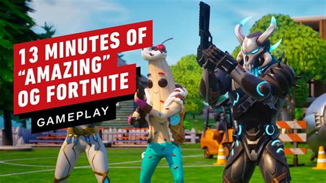 Minutes Of Amazing Fortnite Og Gameplay Youtube