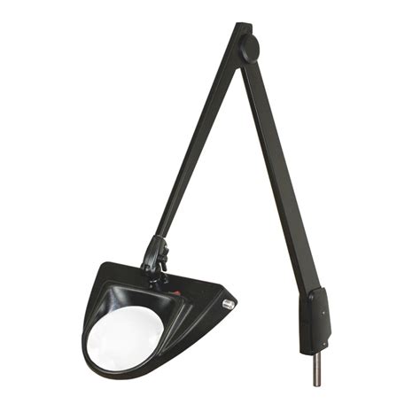 Dazor Led Hi Lighting Pivot Base Lighted Magnifier In Esd Safe