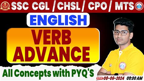 Ssc Chsl Mts English Ssc Cgl English Marathon Verb Advance English