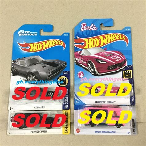 Hot Wheels Mainline Regular Treasure Hunt RTH Humvee Twin Mill Camaro Barbie Corvette Honda