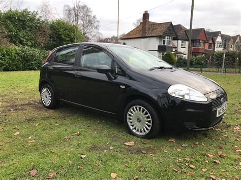 2006 Fiat Grande Punto 1 2 Active 5 Door In Black ONLY 65000 Miles