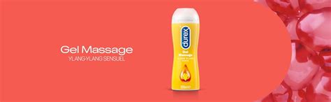 Durex Gel De Massage Lubrifiant Sensuel À Base Deau 2 En 1 Aux