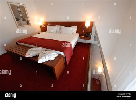 Hotel room with modern design Stock Photo - Alamy