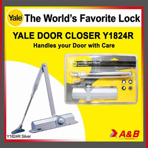 Y1824R Yale Surface Mounted Door Closer Shopee Philippines