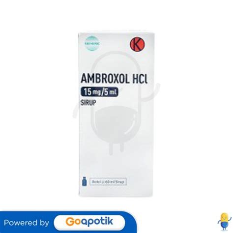 Ambroxol Promed 15 Mg5 Ml Syrup 60 Ml Kegunaan Efek Samping Dosis