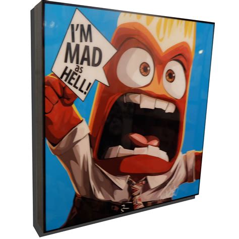 Anger Inside Out Poster "I'm Mad as Hell!" - Infamous Inspiration