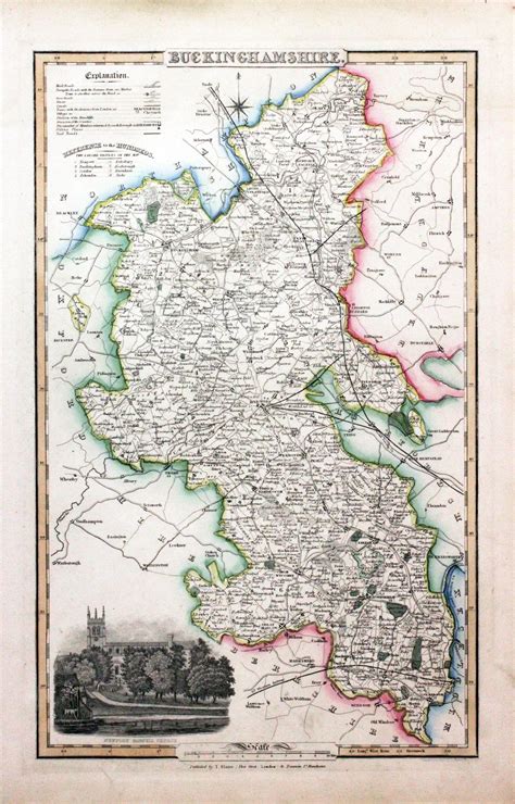Antique Maps of Buckinghamshire - Richard Nicholson