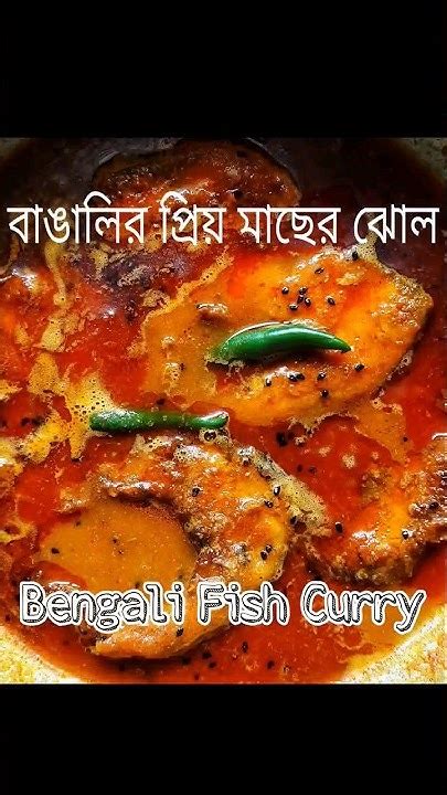 বাঙালির প্রিয় মাছের ঝোল Homemade Tangy Fish Curry Bengali Style