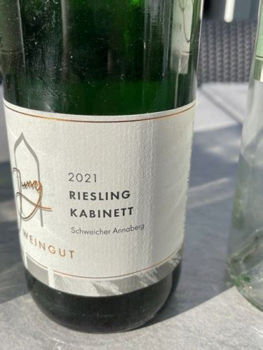 Ferienweingut Jung Schweicher Annaberg Riesling Kabinett Vivino US