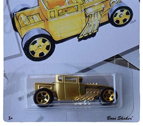 Hot Wheels Bone Shaker Gold Larry Wood Th Anniversary Pricepulse