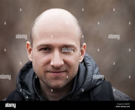 Bald Man Portrait White Hi Res Stock Photography And Images Alamy