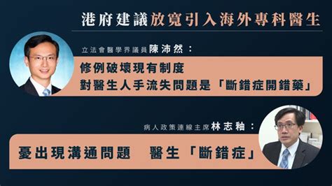 【海外醫生】港府再放寬至非永久港人可參與 醫生：修例破壞現有制度 — Rfa 自由亞洲電台粵語部