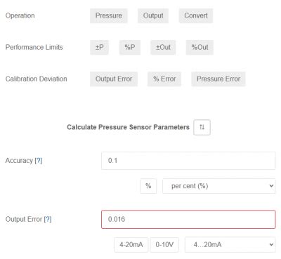 DP Flow Transmitter Output Calculator