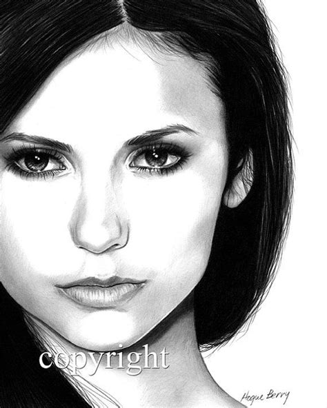 Nina Dobrev Elena Gilbert The Vampire Diaries By Theberrypress