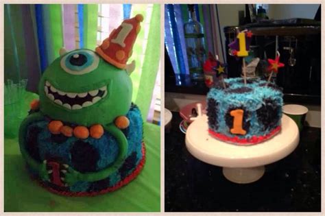 Monsters Inc Cake Smash Cake For Mikey Monster Inc Cakes Cake Cake