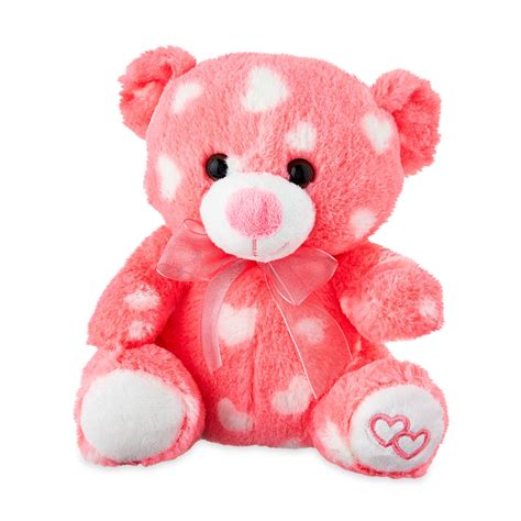 Way to Celebrate! Valentine’s Day 8in Soft Expression Plush Teddy Bear ...