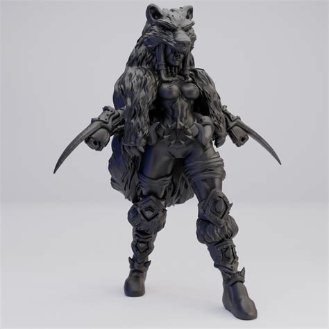 Hot Goblin ベアマスターヌードA ミニチュア ホットゴブリン 獣人戦士