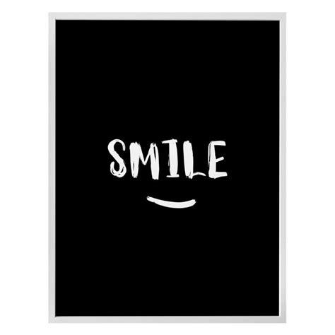 Poster Smile | wall-art.com