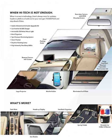 List of official accessories on offer with the new 9 seater Mahindra ...