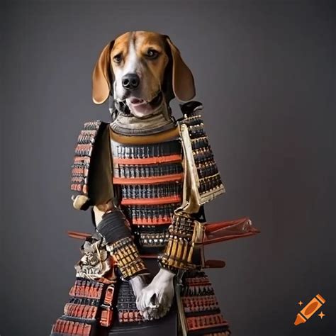 Beagle Dog In Samurai Armor On Craiyon