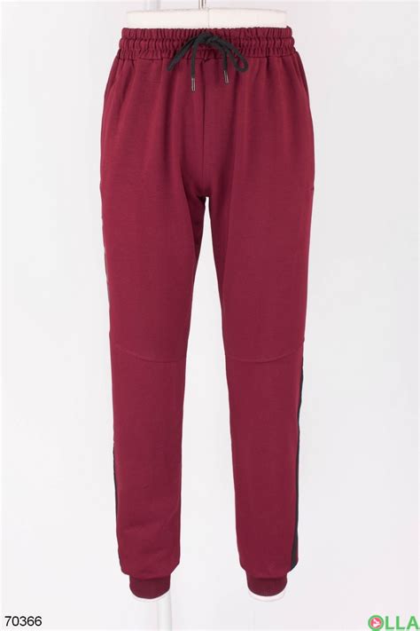 Мужские красные спортивные брюки И-780266-1 - купить недорого в ...