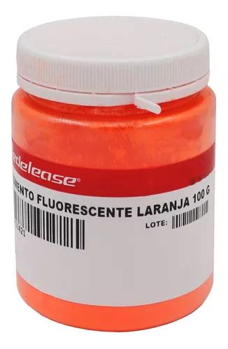 Pigmento Laranja Fluorescente P Resinas E Plastisol 100 G