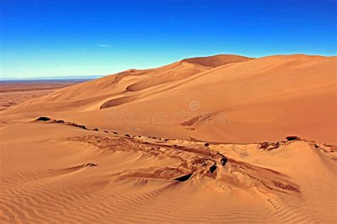 Grandes Dunas De Areia Colorado Paisagem Ocidental Do Deserto Foto De