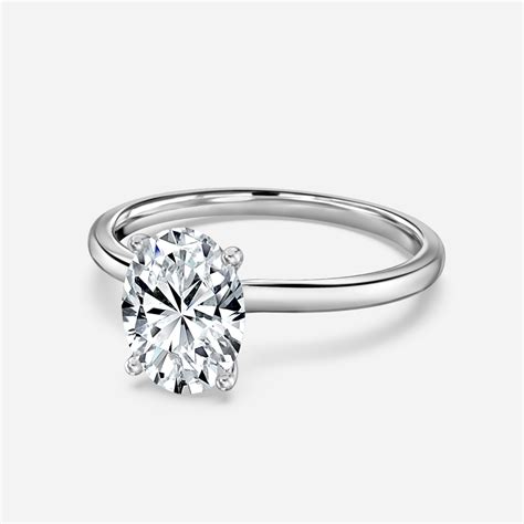 Oval Cut Diamond Engagement Rings | Flawless Fine Jewelry