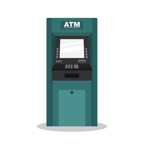 Premium Vector Atm Flat Illustration