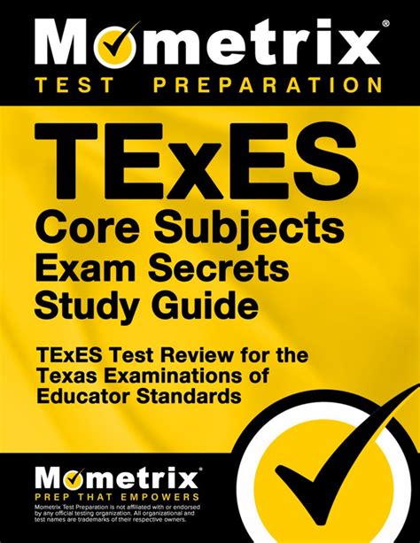 Texes Core Subjects Study Guide Practice Test Prepare For The Texes