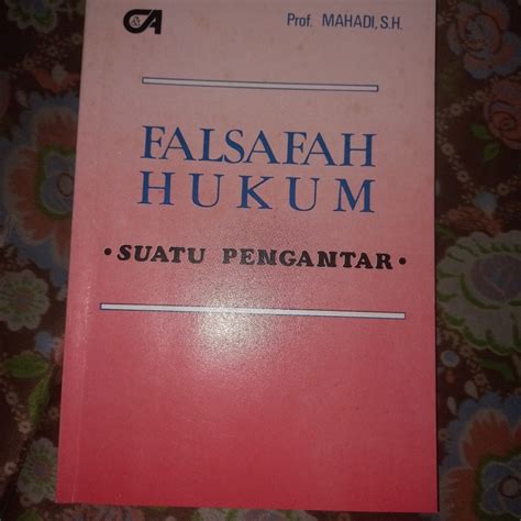 Jual Buku Falsafah Hukum Suatu Pengantar Shopee Indonesia