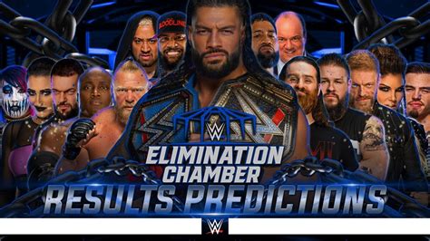 Wwe Elimination Chamber 2023 Results Predictions Youtube