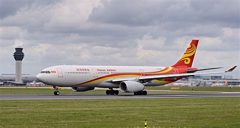 B Airbus A Hainan Airlines Manchester Airport Douglas