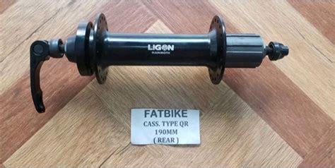 Bicycle Bike Rear Hub Fatbike Ligon Mammoth Mm Nut Type Holes