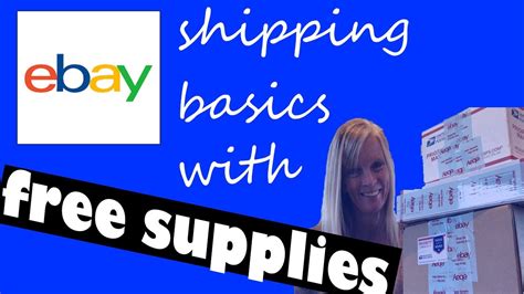 How To Ship An Item On Ebay Using Free Ebay Shipping Supplies Save