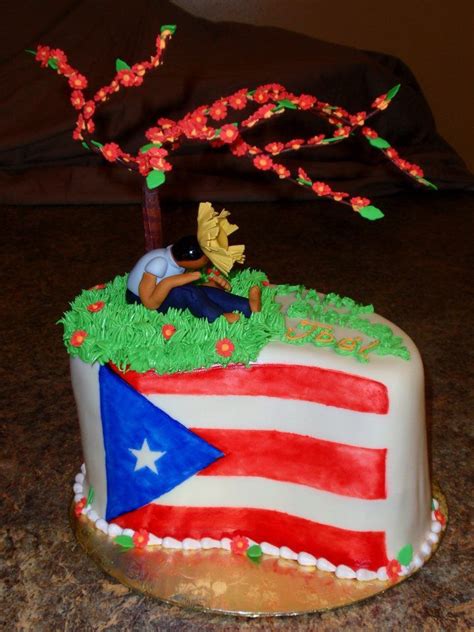 Puerto Rico 🇵🇷 Flag Cake 🎂