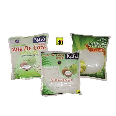 Jual Kara Nata De Coco 1 Kg PLAIN Dan SLICES Shopee Indonesia