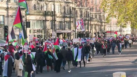 London Gr Te Pro Pal Stinensische Demonstration Seit Dem Oktober