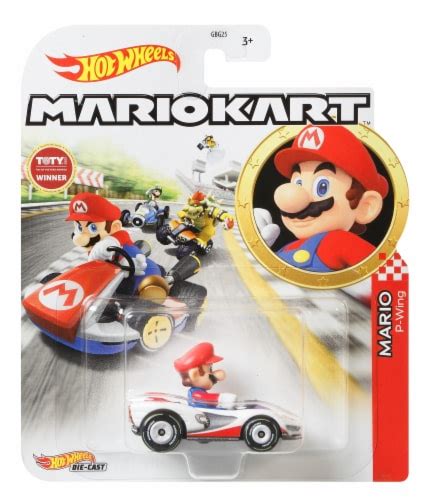 Mattel Hot Wheels Mario Kart Mario P Wing Vehicle Ct King Soopers