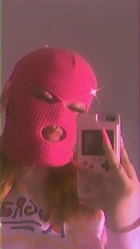 Girl pink ski mask HD phone wallpaper | Pxfuel