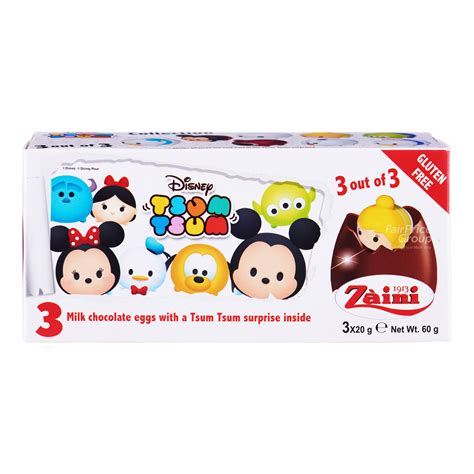 Zaini Disney Milk Chocolate Egg Tsum Tsum Collection NTUC FairPrice